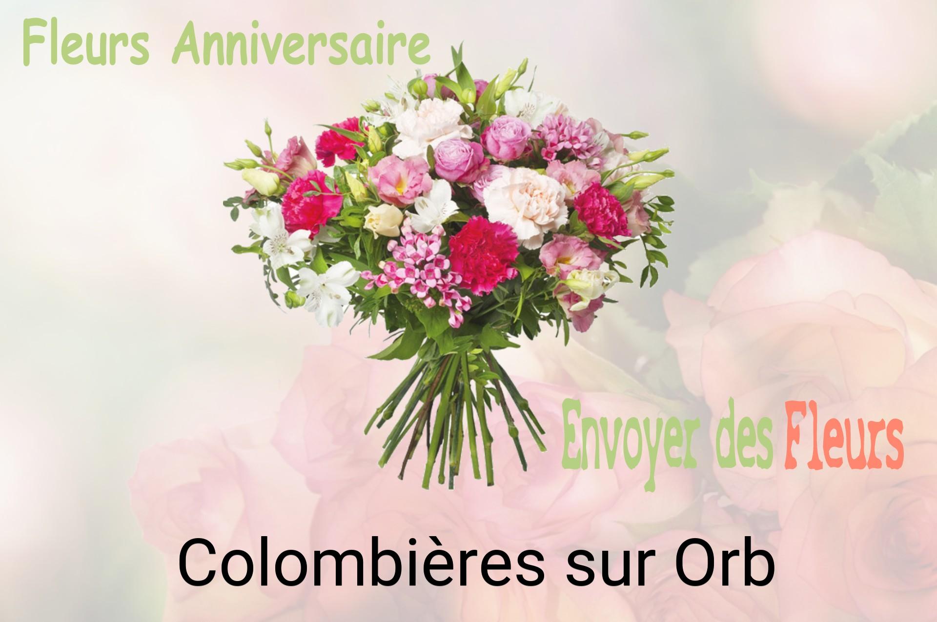Bouquet de fleurs d’anniversaire livré à Colombières-sur-Orb