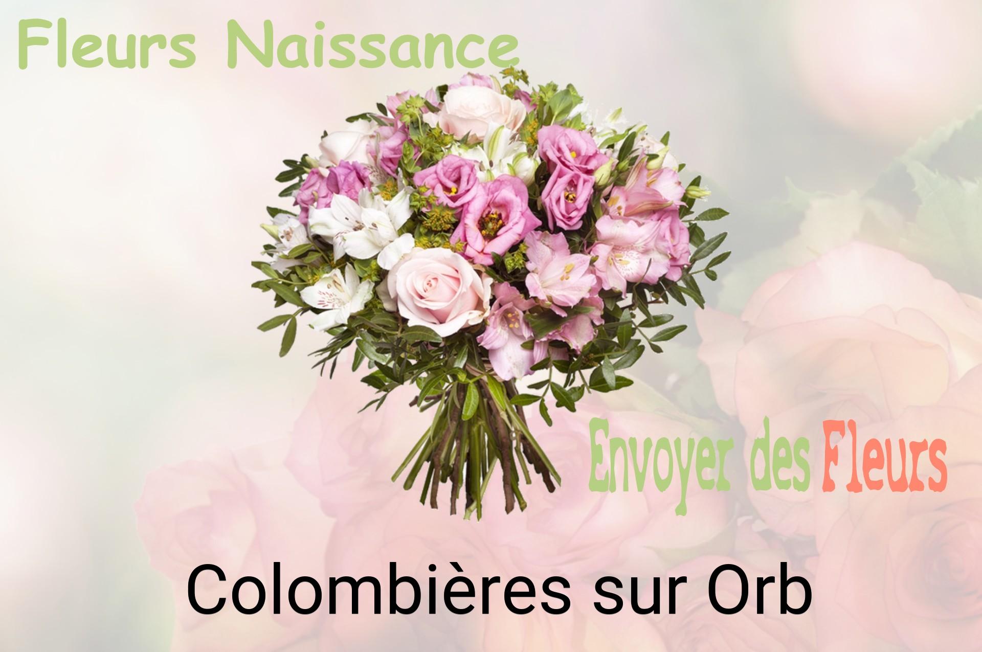 Bouquet de fleurs de naissance livré à Colombières-sur-Orb